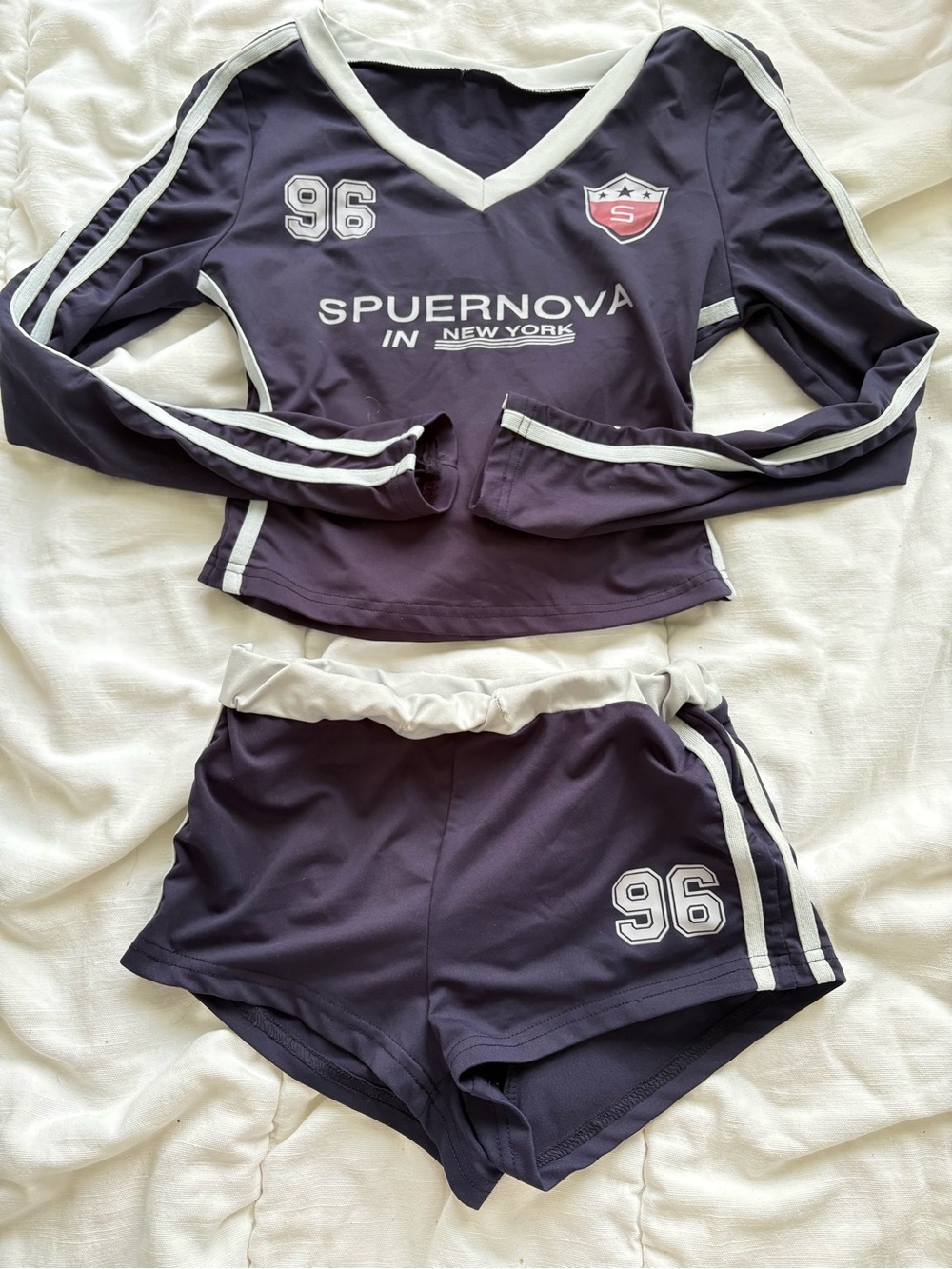 SHEIN Navy & White SuperNova In New York Set